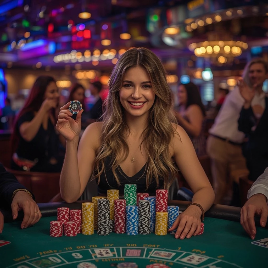 man holding a bonus at 1go.plus Casino